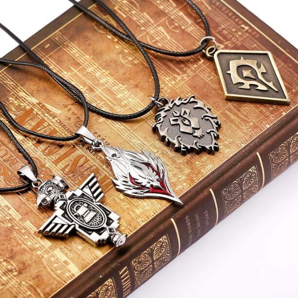 World of Warcraft WOW Alliance Horde Logo Collar