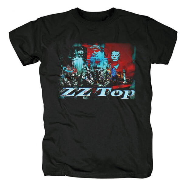 ZzトップTシャツハードロックパンクロックシャツ