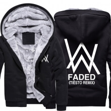 Winter dikke hoodies Alan Walker vervaagde winterjas