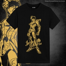 Saint Seiya Brozing Leo Aiolia Shirts Anime gedrukte T-shirts