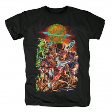 Satürn Uzay müthiş Yüzükler Slam T-Shirt Metal Tişörtleri