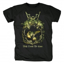 Najlepsze przywołanie z Doom We Come T-Shirt Czarne metalowe koszule