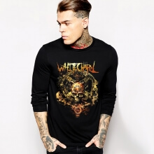 T-shirt a maniche lunghe con banda nera di Whitechapel