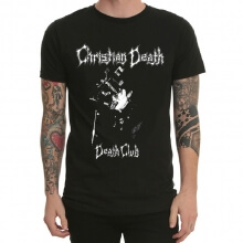Camicia Christian Tshirt nera in metallo pesante 