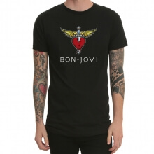 Camiseta Cool Rock Bon Jovi Metal para jóvenes