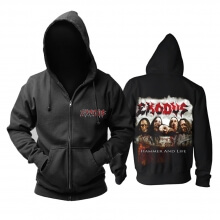 Exodus Hammer And Life Hooded Sweatshirts英国メタルロックフーディー