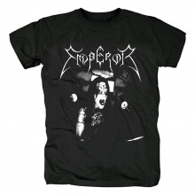Maglietta Emperor Band T-shirt punk in metallo nero Norvegia