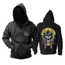 Guns N' Roses Hooded Sweatshirts Us Punk Rock Band Hoodie