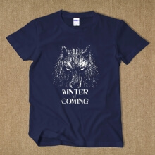 Dům Stark Wolf Tričko Winter přichází Tee