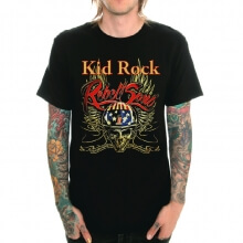 Maglietta Kid Rock Band T-shirt nera heavy metal