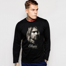 Kurt CobainロングスリーブTシャツロックTシャツ