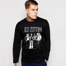 Led Zeppelin μακρύ μανίκι T-Shirt Ροκ Μουσική Team Tee
