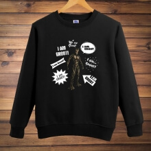 Lovely Guardians Groot Sweatshirt Sort Herre XXL crew neck hoodie