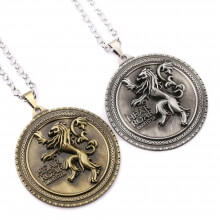 Prispôsobené prívesok na hru Lannister Náhrdelník