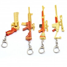 Pubg kovová zbraň model Key Chains