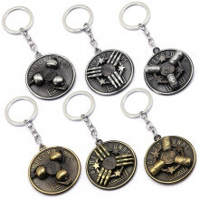 Pubg Rotating Metal 3D Granatenschlüsselhalter