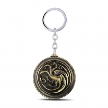 Kvalitní hra o trůny House Targaryen Dragon přívěsek na klíče