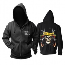 Felpa con cappuccio punk rock band di qualità Guns N 'Roses Hoody Us