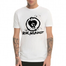 Rise Against T-Shirt T-shirt blanc en métal lourd