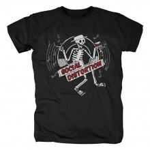 Soziale Verzerrung T Shirts Kalifornien-Metallpunkrock-Band-T-Shirt