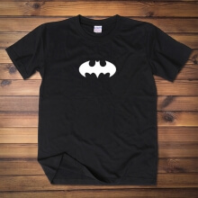 Musim Panas Lengan Pendek Superman Batman Logo T Shirts