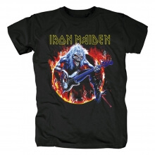 Britse Devil Rock grafische Tees gepersonaliseerde Iron Maiden T-shirt