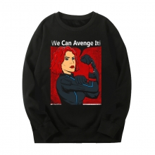 Avengers Tops Marvel Black Widow Sweatshirt