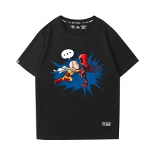 Uma camisa de anime de camiseta do Homem-Soco