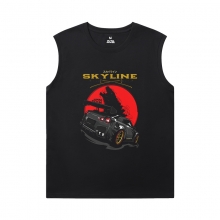 Car Sleeveless Round Neck T Shirt Cool GTR T-Shirt