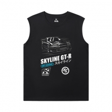 Racing Car Camiseta Algodón GTR Camiseta sin Mangas Camiseta