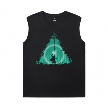 The Witcher Sleeveless T Shirt Mens Gym Cotton Cyberpunk Tee