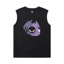 Pokemon Tee Shirt Quality Gengar Sleeveless T Shirts For Running
