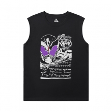 Masked Rider Tees Anime Black Sleeveless Shirt Men