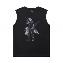 Final Fantasy Shirt Cotton Men'S Sleeveless Muscle T Shirts