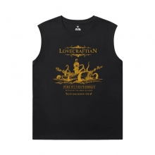 Cotton Necronomicon Tshirts Cthulhu Mythos Mens Graphic Sleeveless Shirts