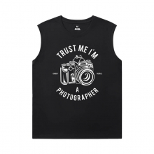 Nhiếp ảnh gia Tee Shirt Cotton Cheap Mens Sleeveless T Shirts
