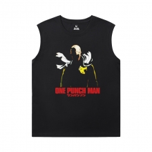 หนึ่งหมัดผู้ชายเสื้อยืดประเด็นร้อนอนิเมะวินเทจแขนกุดเสื้อยืด