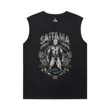 Japanska Anime Skjortor One Punch Man Ärmlös Crew Neck T Shirt