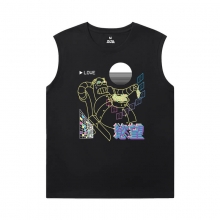 Camisas personalizadas American Anime Futurama sin mangas camisetas hombres