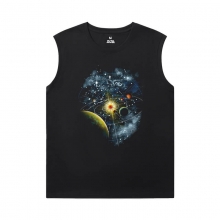 Geek Physics ו- Astronomy ללא שרוולים חולצות טי מודפסות Mens מגניב טי שירט