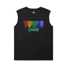 Racing Car Tee Cotton Volkswagen Beetle Sports Sleeveless T Shirts
