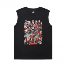 Spider-Man:Homecoming Tshirts Marvel Spiderman Round Neck Sleeveless T Shirt