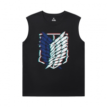 Attacco a Titan Sleeveless Tshirt Mens Anime Tees