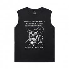 Musical Instrument Tees Hot Topic Rock Black Sleeveless T Shirt