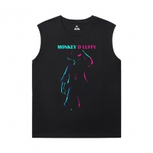 Personalizate Tshirts Anime One Piece Men's Sleeveless T Shirts Bumbac