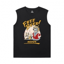 Futurama Sleeveless Wicking camisetas American Anime Quality Tees