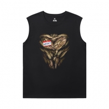 Marvel Guardians of the Galaxy T-Shirt Groot Mens Camisetas sem Mangas