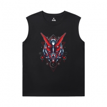 Gundam Pánske Bez rukávov Grafické T Košele Hot Topic Anime Tričko