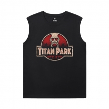 ประเด็นร้อนอนิเมะ Tshirts โจมตีไททันบุรุษออกแบบเสื้อยืดแขนกุด