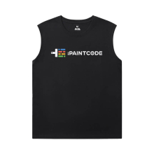 Programmerare Tees Geek Bomull Svart Ärmlös Skjorta Män
